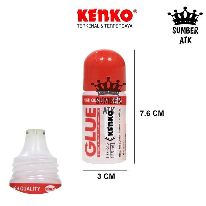 Liquid Glue Lem kertas Lem cair KENKO LG-35 LG-50 35ML 50ML