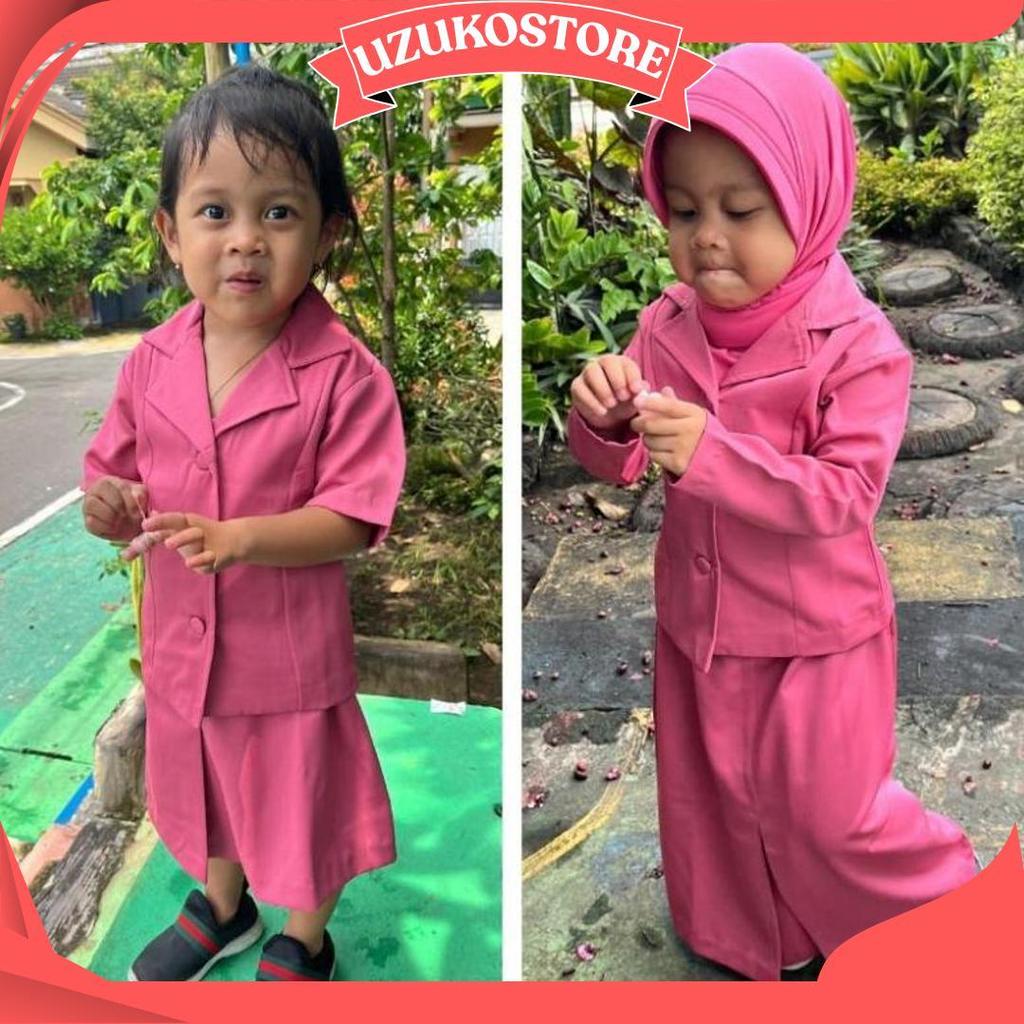 Baju anak BHAYANGKARI / 1 stell baju BHAYANGKARI anak / baju BHAYANGKARI anak muslim KZPromo