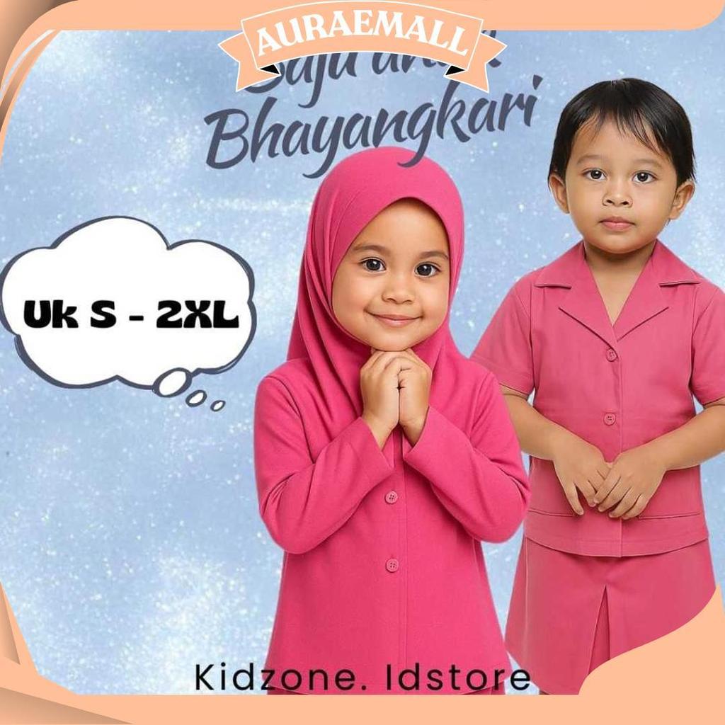 Baju anak BHAYANGKARI / 1 stell baju BHAYANGKARI anak / baju BHAYANGKARI anak muslim KZ Ori