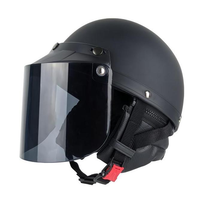 Helm chips Cetok Vintage Jadul Motor Vespa Dewasa Pria Wanita Free Aksesoris Kaca Datar motorcycle T