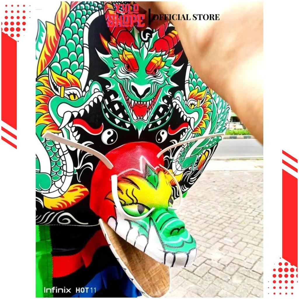 Barongan Caplokan Spon Anak Murah | Mainan Reog Ponorogo Terbaru