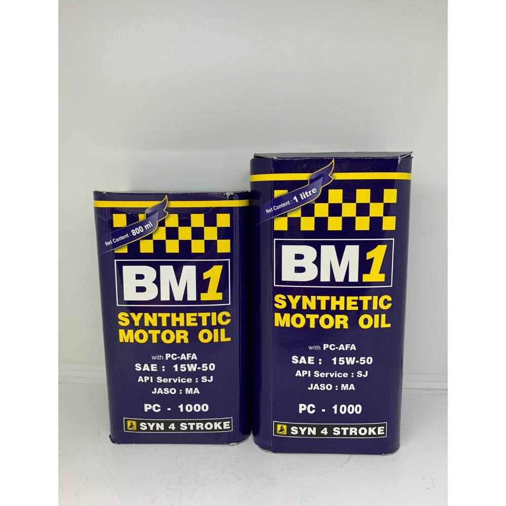NEW BM1 Non Matic PC 1000 Sae 15w/50 4T 800ML & 1 Liter [terbaik][terlaris]