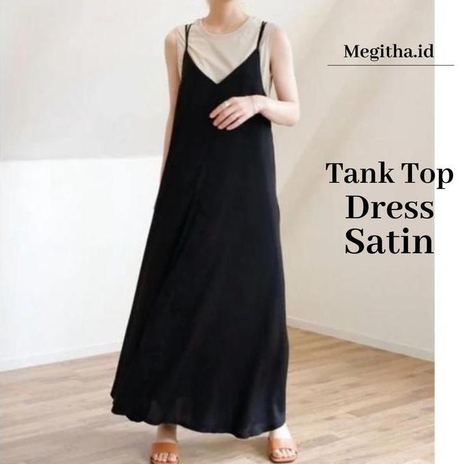 Tanktop Dress Satin | Tanktop Satin | Inner Dress Satin Allshop