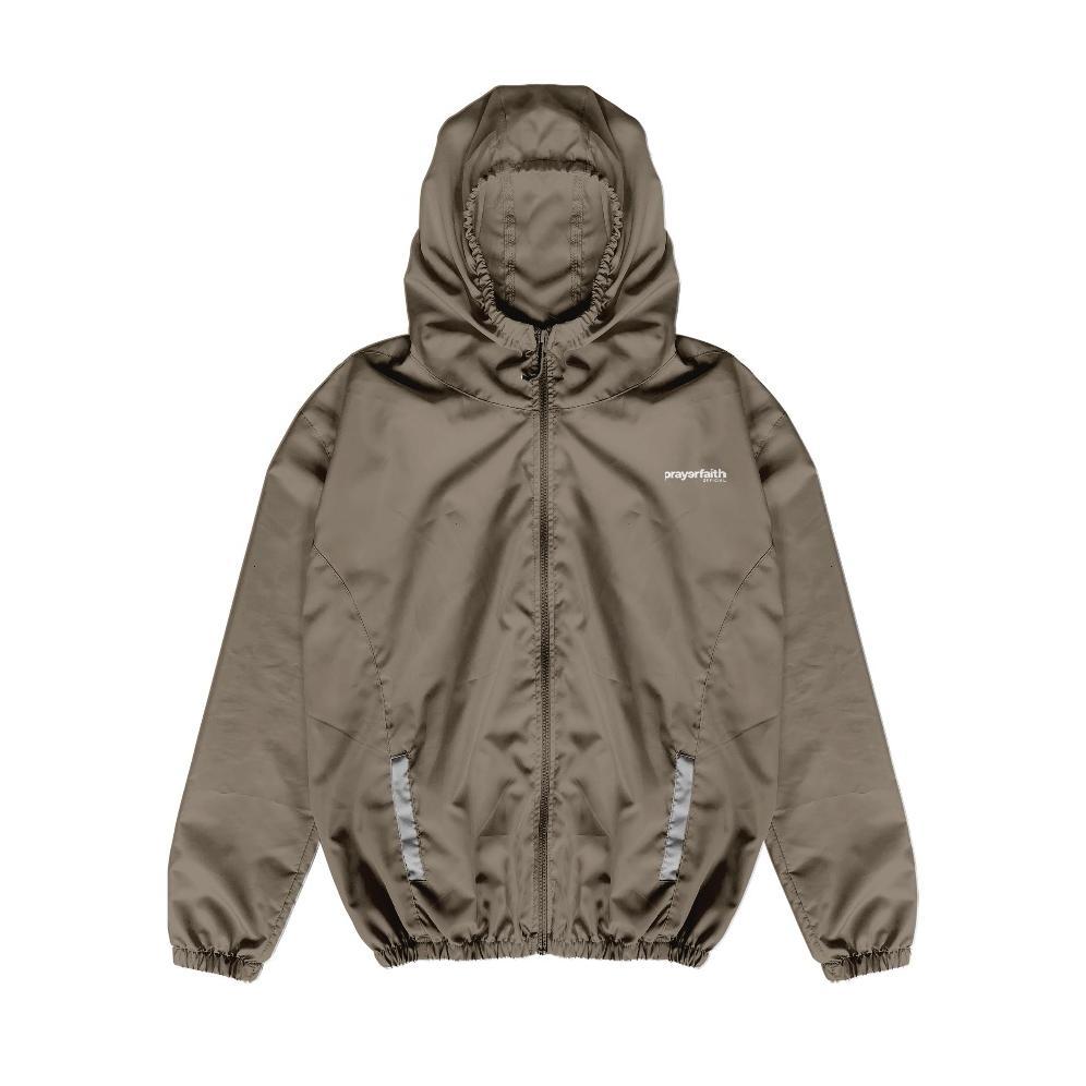 EXCLUSIVE PRAYERFAITH - Jacket Parasut Pria Waterproof Hoodie Jumbo Outdoor Keren 2026