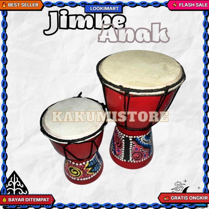 Jimbe Mainan Alat Musik Tradisional Barongan Jaranan Sedang Hits