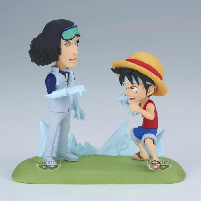 28688 - WCF LOG STORIES LUFFY VS KUZAN AOKIJI ACTION FIGURE ONE PIECE BANPRESTO AS2123