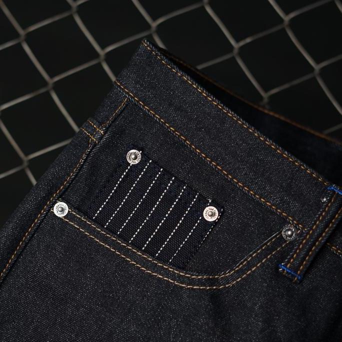 HARGA PRODUK Versal The Finest-TAKEZO 17,5oz Blue Line Selvedge Denim (Ready Stock) HARGA PRODUK