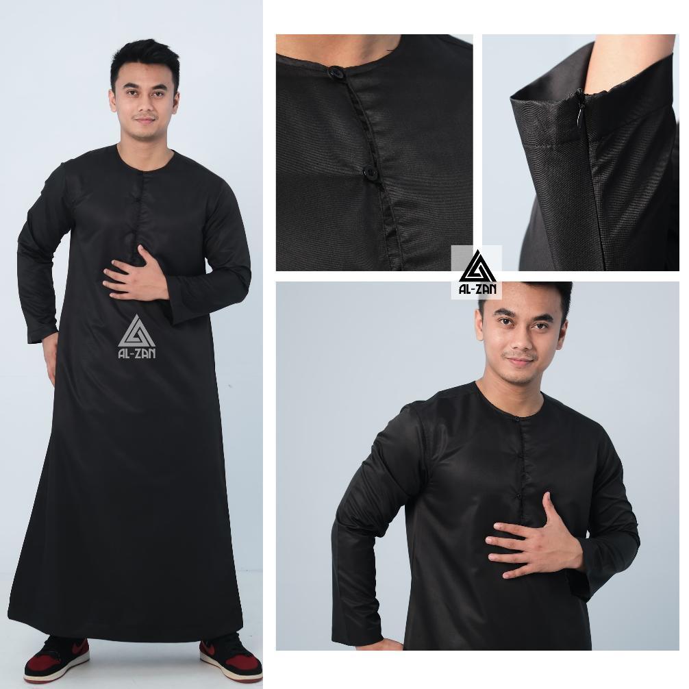EXCLUSIVE GAMIS PRIA SLIMFIT JUBAH PRIA JUBBAH POLOS KANCING KOTAK JUBAH GAMIS MUSLIM PRIA MODEL TER
