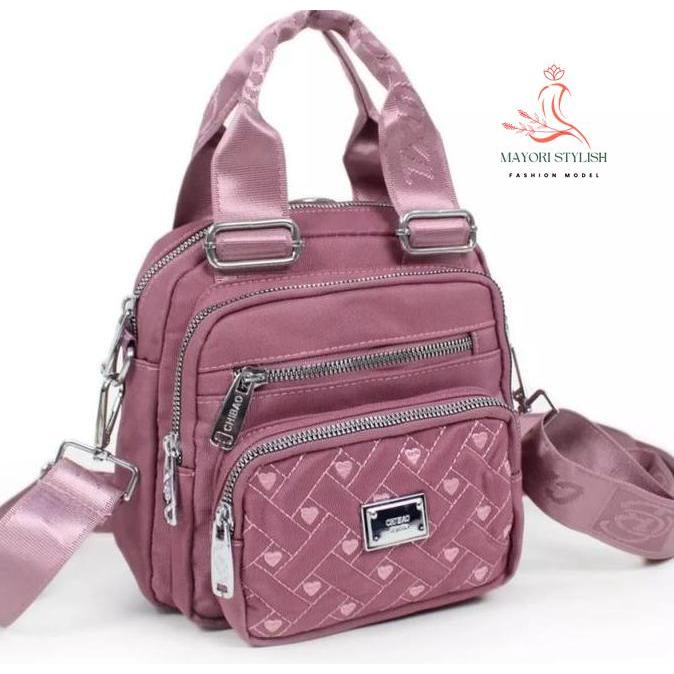 tas selempang wanita 3in1 chibao import original