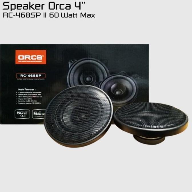 Promo Speaker Mobil 4 Inchi Universal Orca Rc 468Sp Orca Rc-468Sp Rc 468 Sp