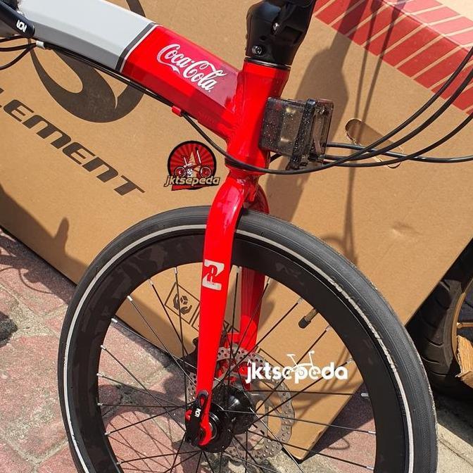 cv_griyautama / Sepeda Lipat Element Ecosmo Z8 Coca Cola Diskon