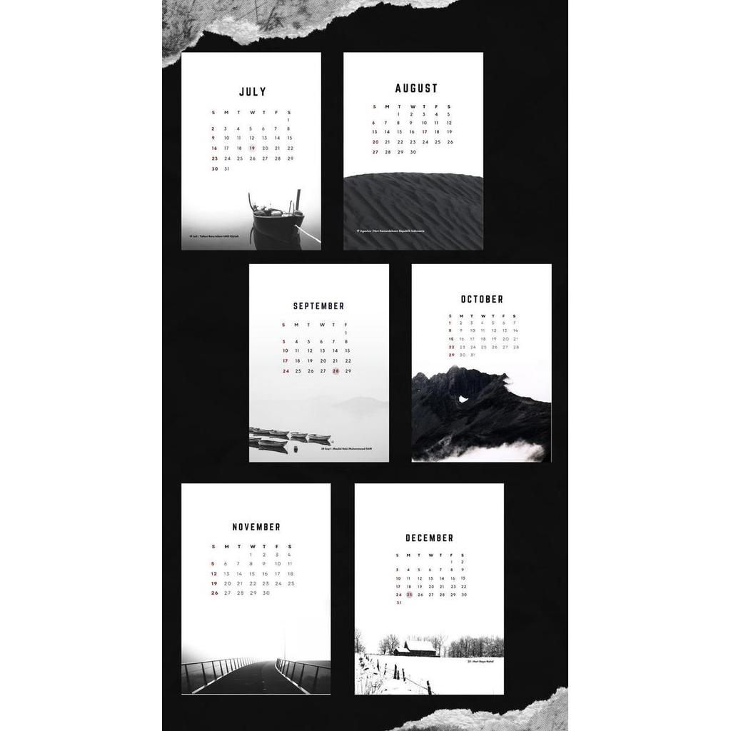 Kalender Meja Nature 2023 / Kalender Duduk 2023 WS