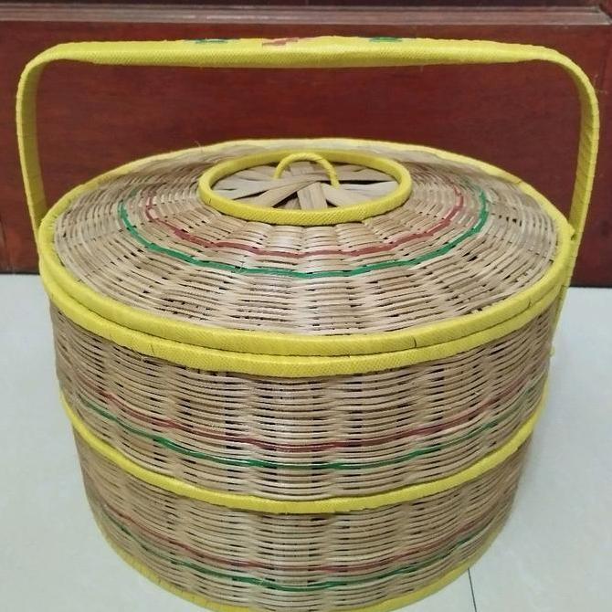 Grosir Rantang Bambu, Tenong 3 Susun, Wadah Penyimpanan