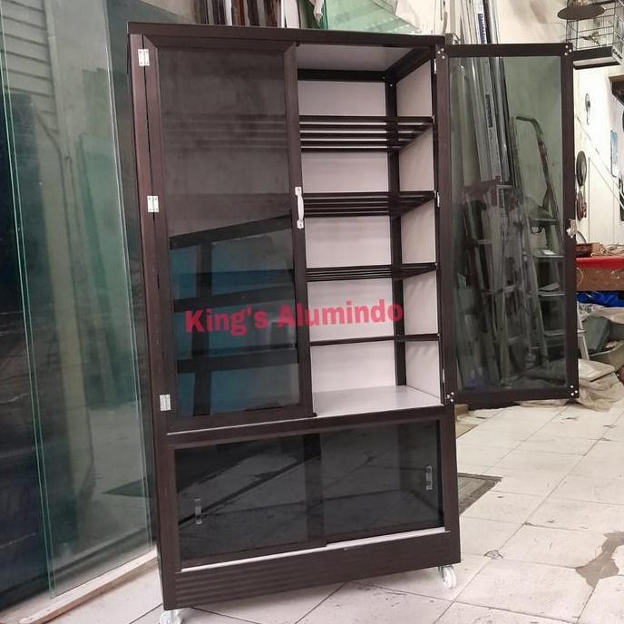 Promo Lemari Sepatu Aluminium - Rak Sepatu Aluminium