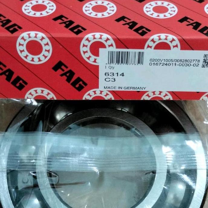 BEARING 6314 C3 - 6314 C3 F A G - OPEN