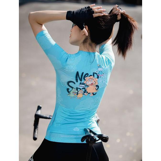 jiwana.shop / JERSEY MONTON WOMEN DINOSAUR LIGHT GREEN Diskon