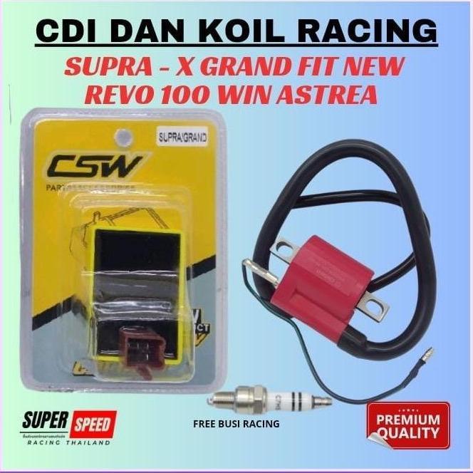 Cdi dan Koil Racing Supra Supra X Grand Revo Lama Supra Fit New Free Busi Racing Berkualitas