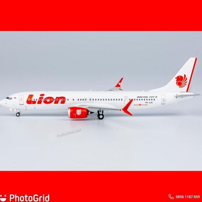 Lion Air Boeing 737 Max 9 PK-LRI NG Model 1:400 TD