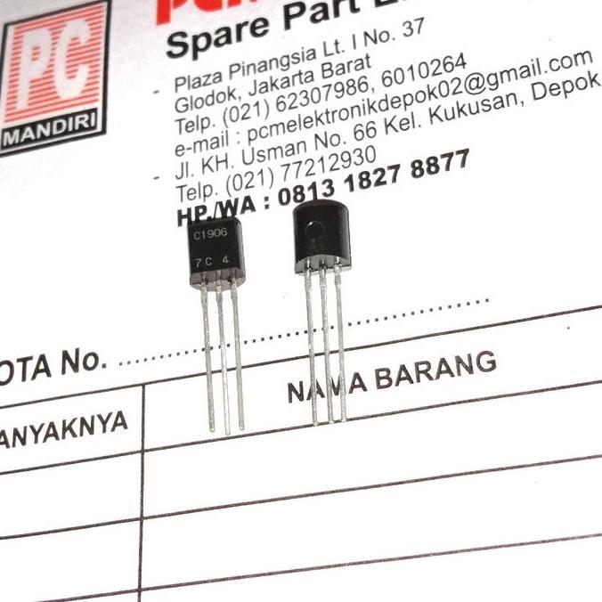 C1906 2SC1906 2SC 1906 2 SC TR TRANSISTOR TO92 TO-92 D'90