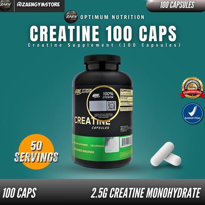On Creatine 2500 100 Capsules Bpom On Creatine Monohydrate Kapsul