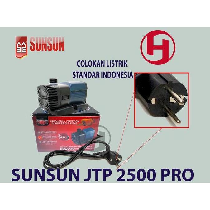 TERBARU - ORIGINAL SUNSUN JTP 2500 POMPA SIRKULASI AQUARIUM DAN KOLAM