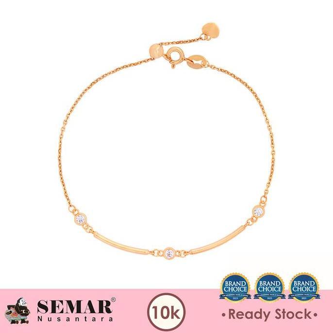 tekar_shop - gelang emas serut daily simple bracelet gold 10k semar nusantara