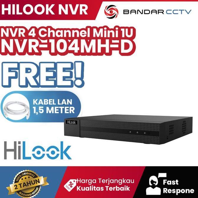 NEW HILOOK nvr 4 channel nvr-104MH-D