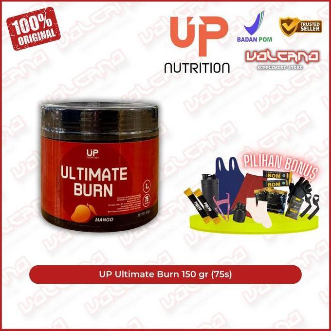 Up Ultimate Burn 150 Gr 75 Serving Nutrition Fat Burner Bpom
