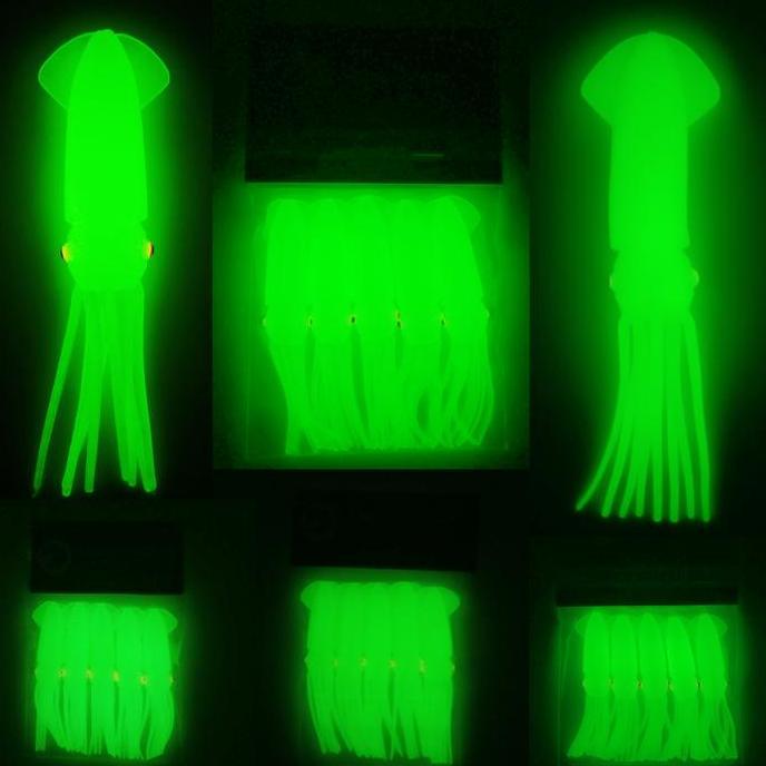 Tarikaja- Searyoma Gid Squid Soft Lure / Bait - Cumi Karet - Umpan Layur