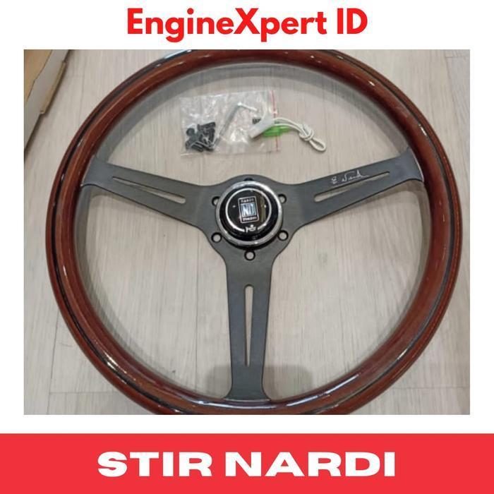 STEER / STIR MOBIL STIR NARDI KAYU ORIGINAL DAN TERPERCAYA