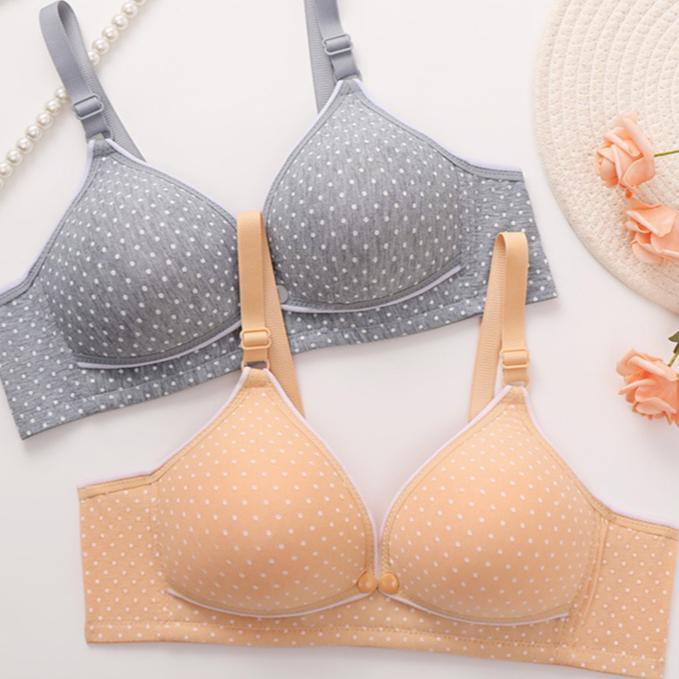 EXCLUSIVE Bra Kancing Depan Motif Polkadot Bra Busui BH Busui 5154 BH Menyusui BH Kancing Depan