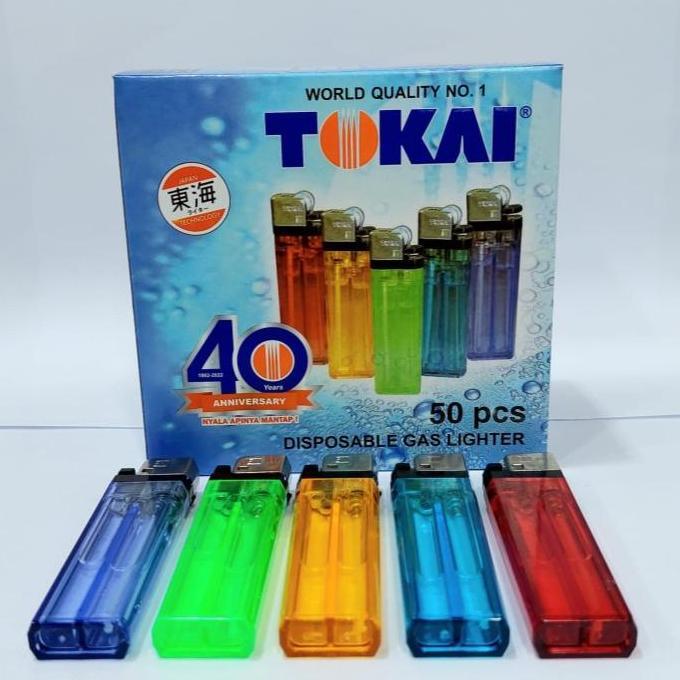 NEW Korek Api Gas Tokai  1 Box Isi 50 Pcs