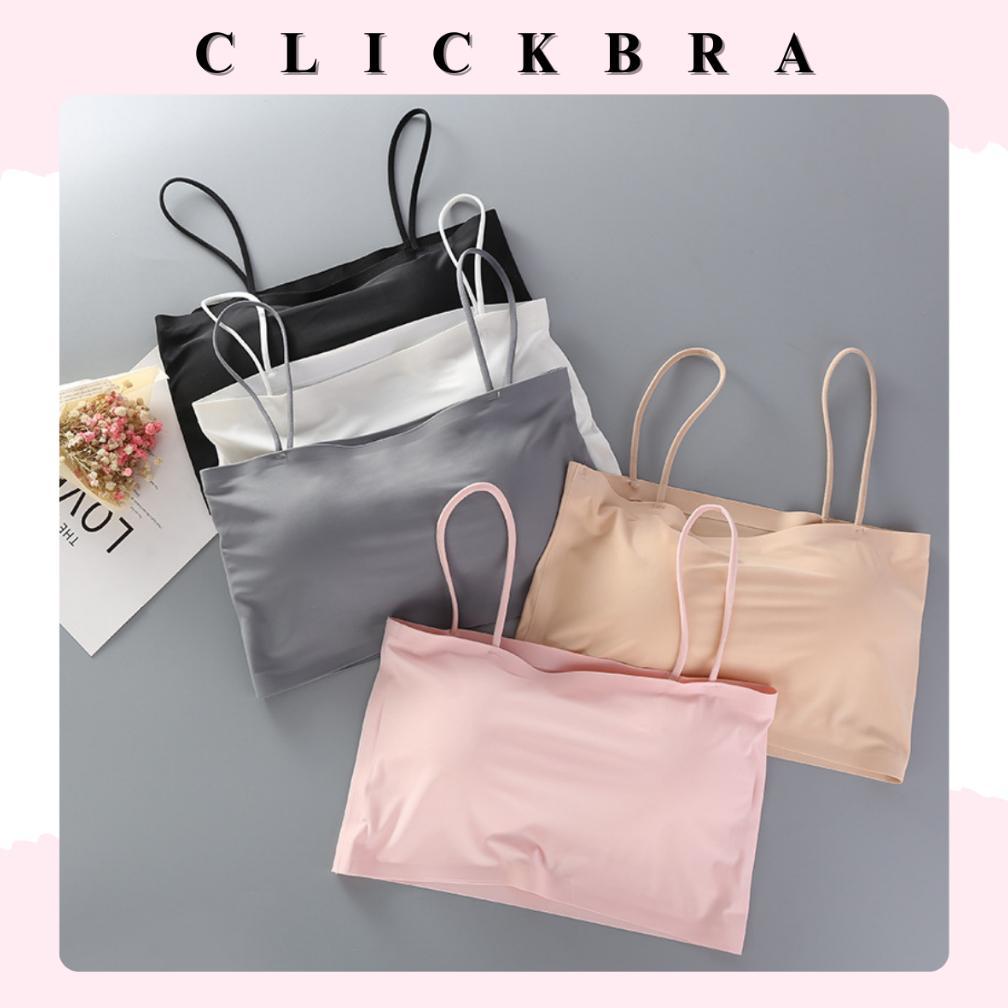 TERBARU CLICKBRA | BR734 BH Bra Wanita Model Seamless Bahan Ice Silk BH Fashion Korea Sexy Cantik