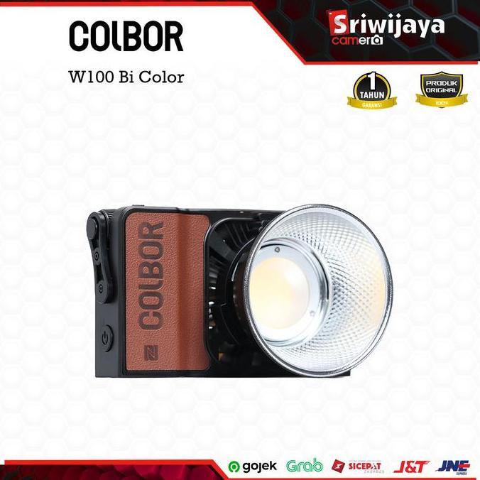 Portable LED Colbor Wonder W100 Bi-Color + Battery Grip Colbor PG99