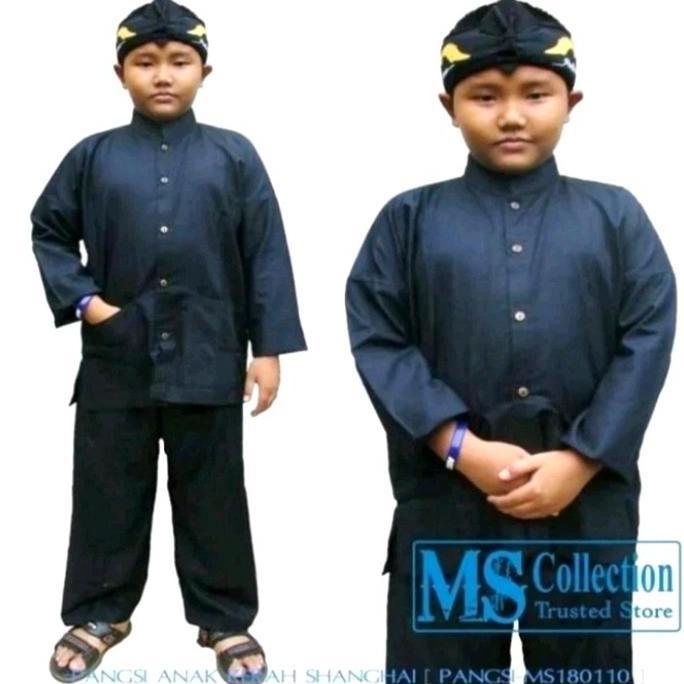 Baju Pangsi Sunda Anak TK, SD, SMP, SMP
