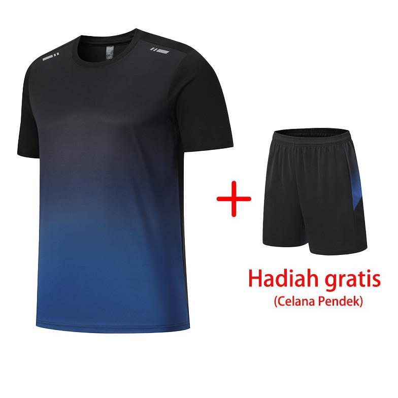 OFFICIAL Baju Olahraga Pria Badminton Jersey Futsal Setelan Running Normal Size - Big Size