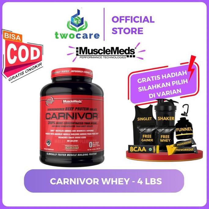 Musclemeds Carnivor Whey Protein 4 Lbs Powder