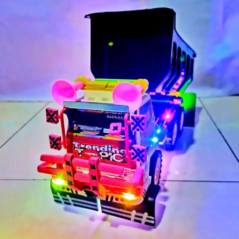 HOT MOBILAN TRUK MINIATUR/ MAINAN ANAK DUMP TRUK BESAR
