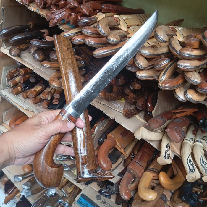 Bisa Cod - Golok Sembelih Baja Kikir German Kayu Super 01