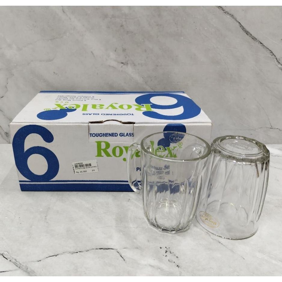 Gelas Kaca Royalex Fm-255 Kig Isi 6 Pcs / Gelas Kopi & Teh - Royalex