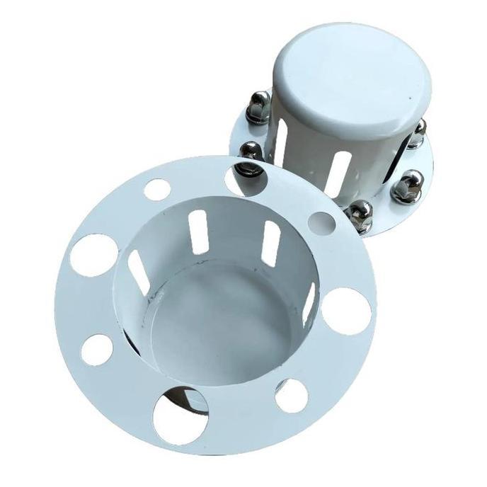 Wildop Truk Belakang Ring 20 Model Alcoa Putih Sepasang Lubang 8