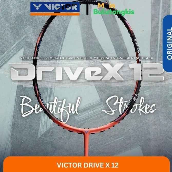 Raket Badminton Victor Drive X 12 / Drivex 12 Original