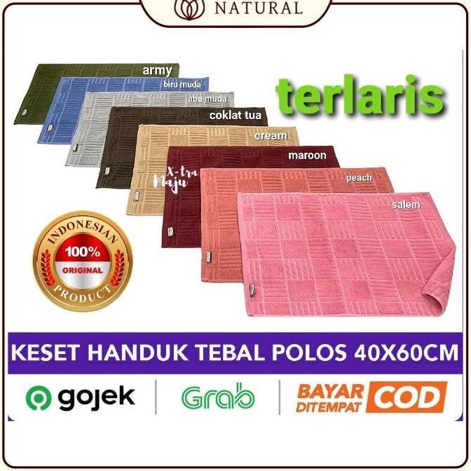 Keset Handuk Hotel NATURAL by chalmer 40x60cm  - GROSIR