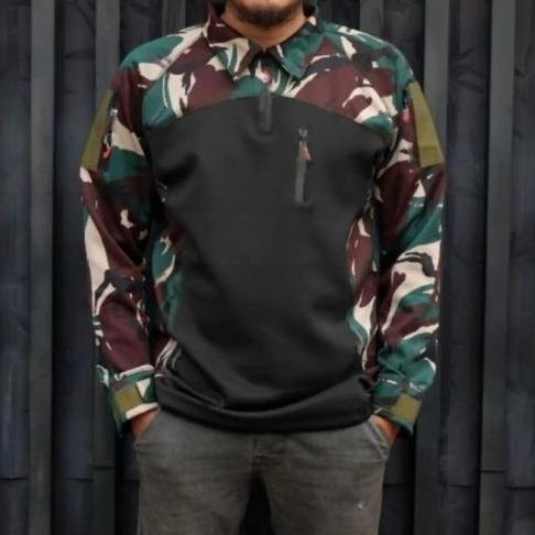 Kaos Bdu Tactical Loreng Lengan Panjang Dan Pendek
