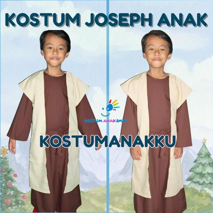 KOSTUM JOSEPH ANAK-KOSTUM YOSEF ANAK-KOSTUM NATAL ANAK