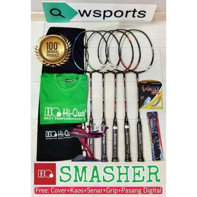Raket Badminton Hiqua Hq Smasher Original