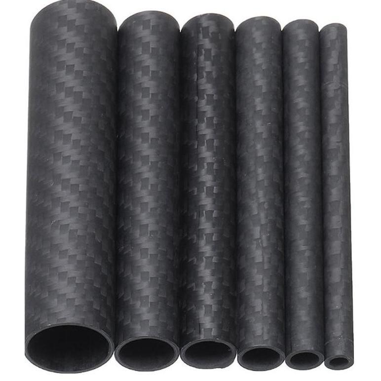 PIPA CARBON TUBE OD 12MM ID 10MM PANJANG 650MM