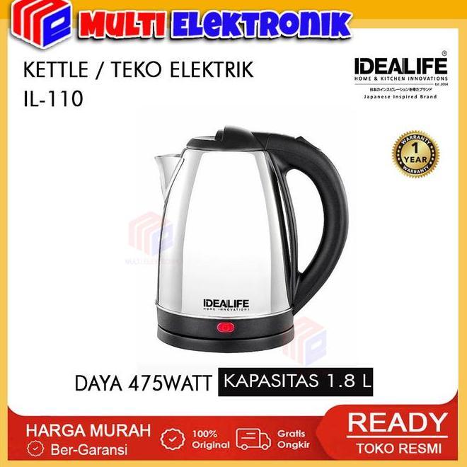 Electric Kettle Il110 Teko Listrik Low Watt