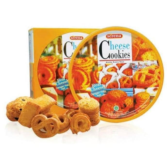 SERENA Cheese Cookies Kaleng 454Gr