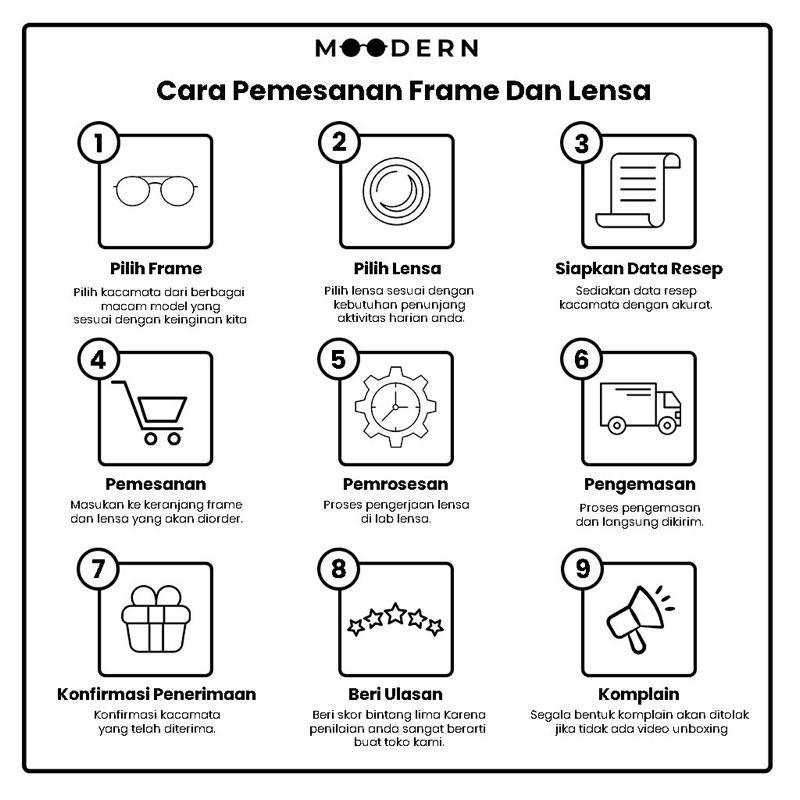 - Frame Kacamata M5018 Perempuan